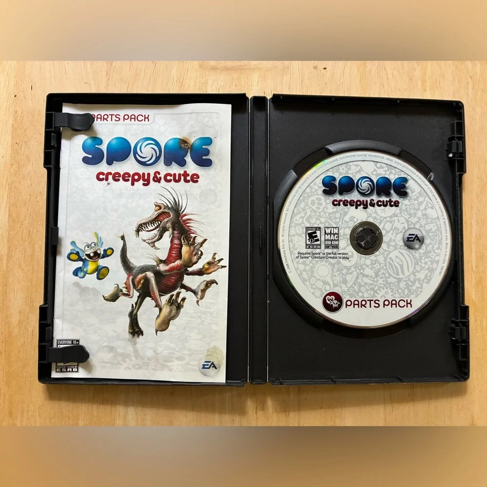 Spore Creepy & Cute Parts Pack PC Mac DVD-ROM EA Expansion Game 2008